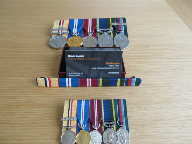 Medal Mounting & Replica Medals